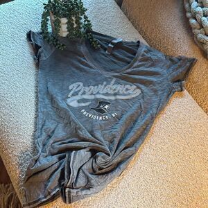 Gray Providence College Friar Graphic T-Shirt